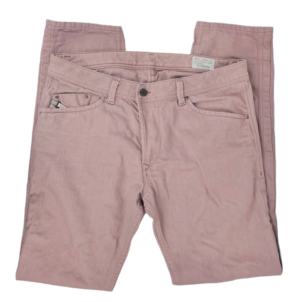 Diesel Darron Mauve Pink Men's Jeans Size 36 x 34 - Picture 1 of 11